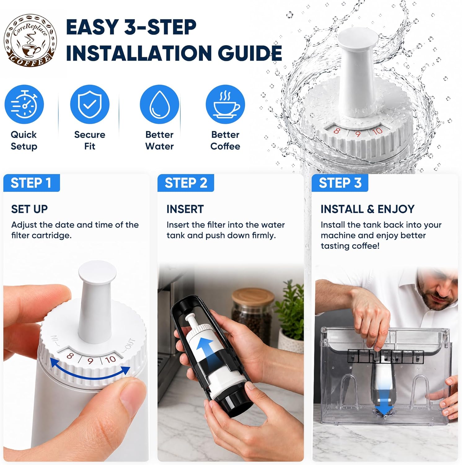Replacement Water Filter for B - Breville Espresso Barista Touch review and price