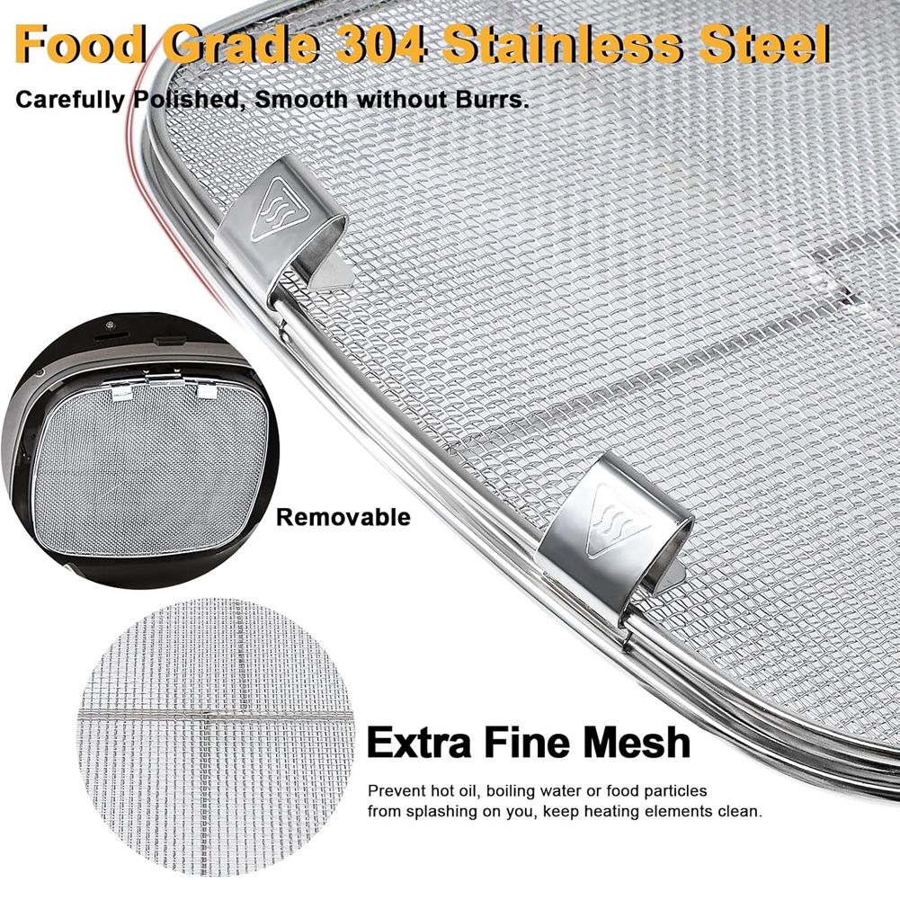 M02K-Stainless Steel Splatter  - Ninja Air Fryer Af300 review and price