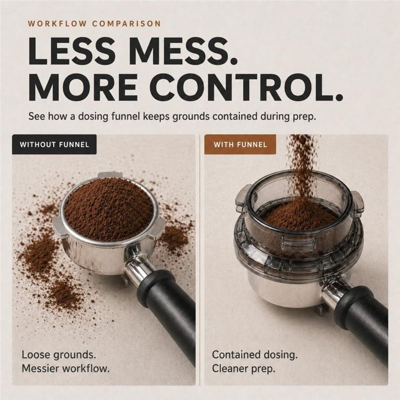 B15C Dosing Funnel 54Mm Twist- - Breville Espresso Barista Touch review and price