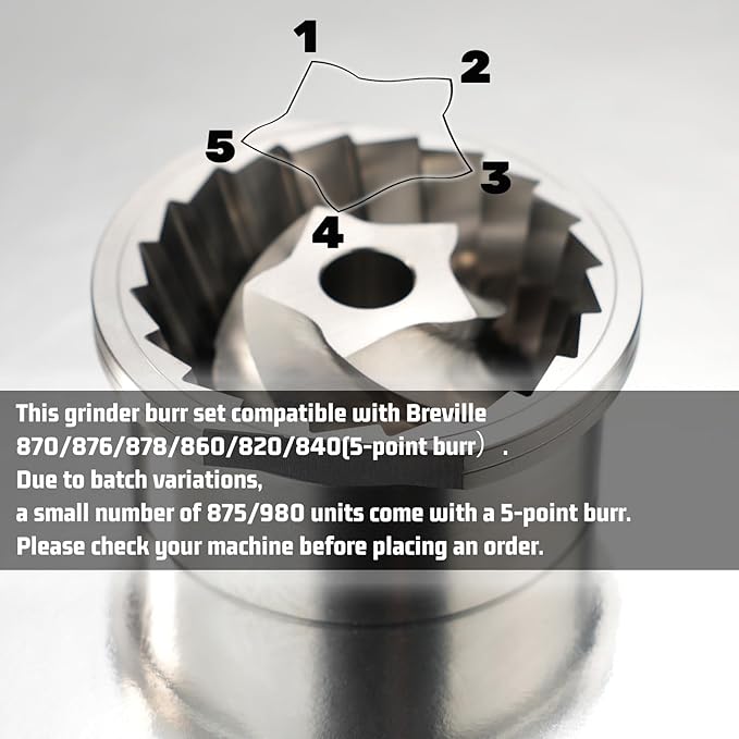 Conical Grinder Burr Set Repla - Breville Espresso Bes870 review and price